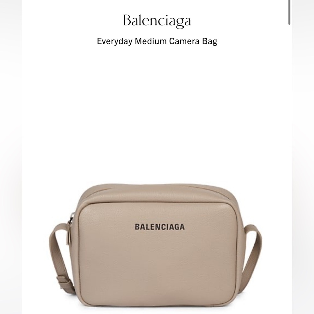 Balenciaga everyday medium camera bag - tan